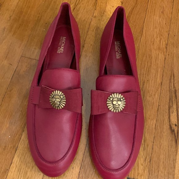 Michael Kors Red Lion Flats Loafers - Picture 1 of 5
